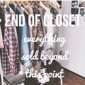 Everything after this point is sold!